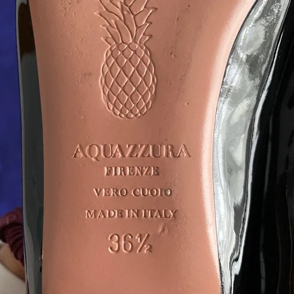 Aquazzura zen patent leather black flats 36.5 - Picture 4 of 13